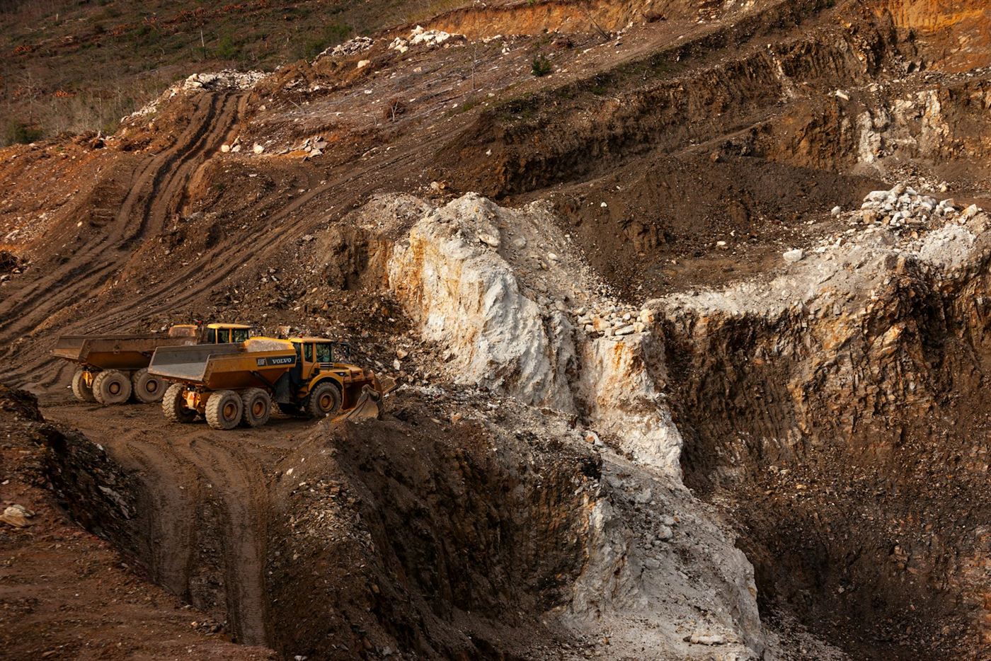 Open-pit mining operation