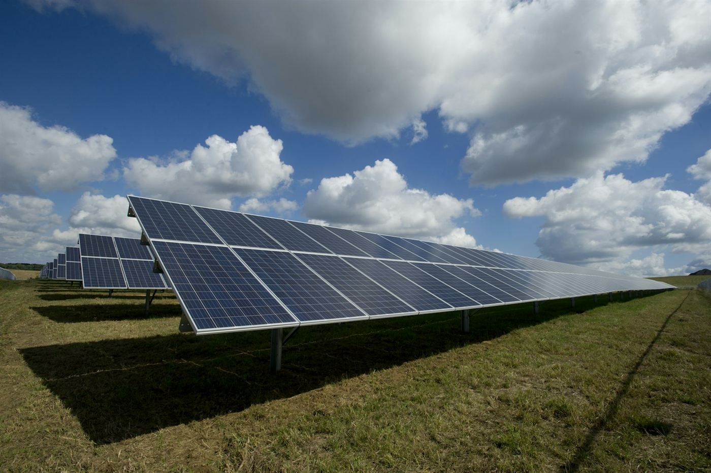 Utility-scale solar array